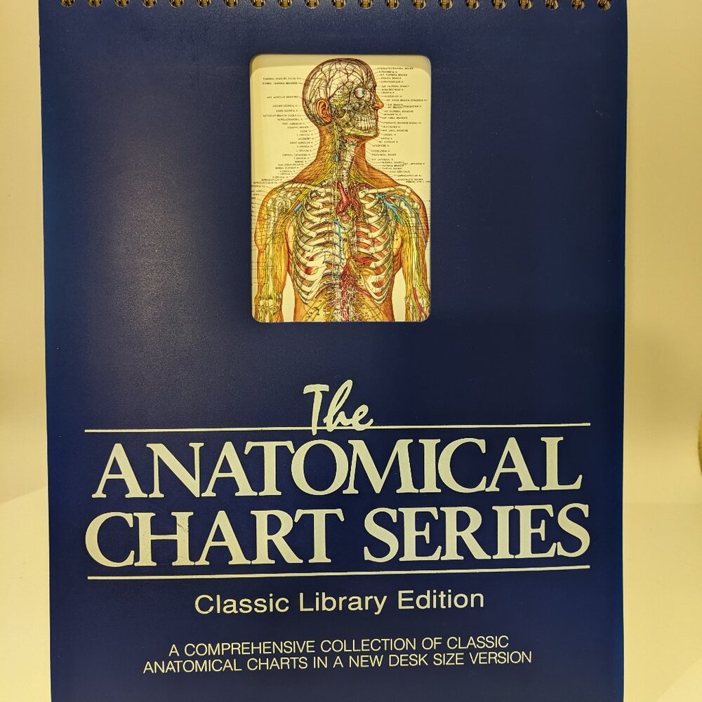 Vintage 1993 Anatomical Chart Series Classic Library School - Large Spiral Bound